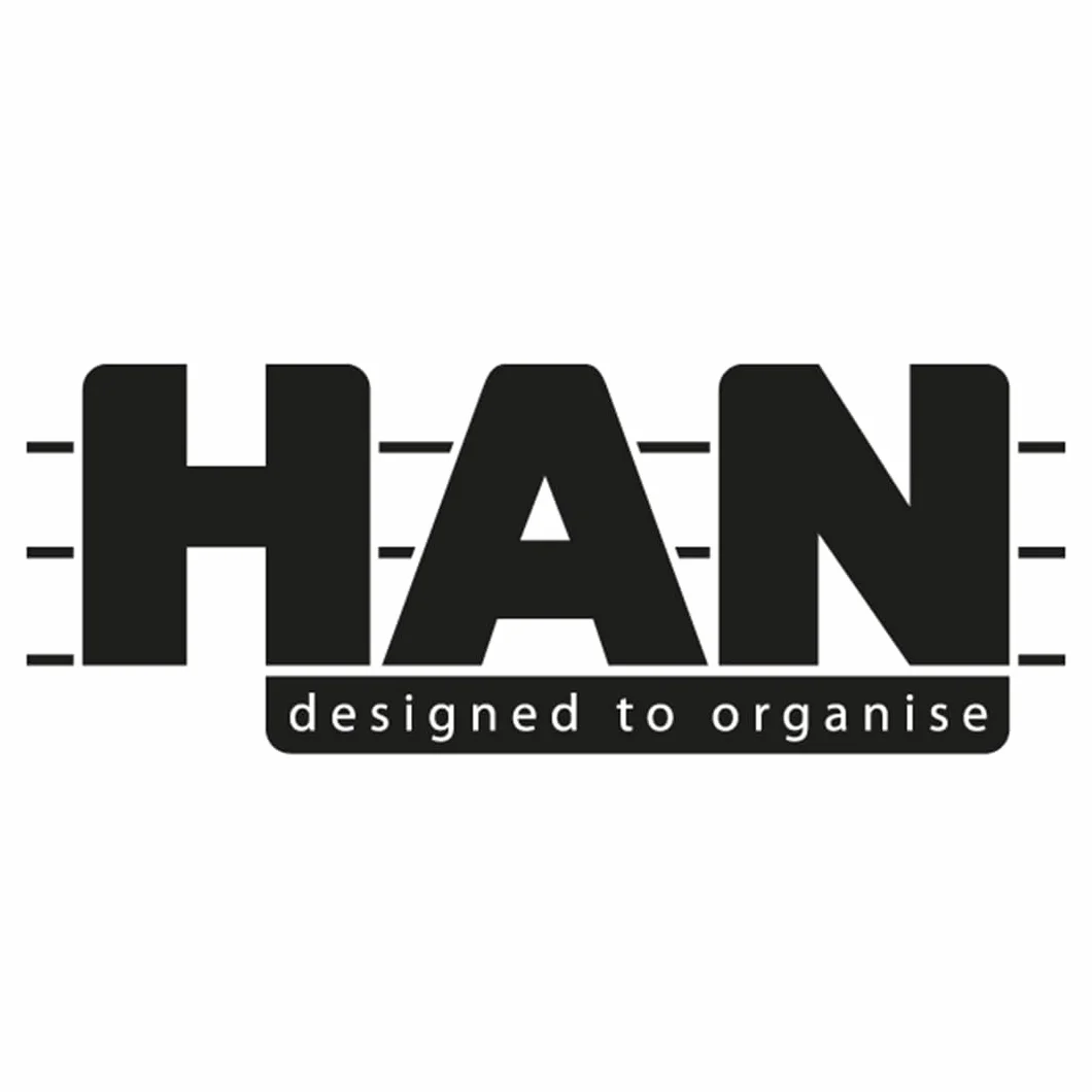HAN 966-S-631 Boîte à fiches Collection spéciale A6 horiz pour 800 fiches avec serrure gris clair translucide