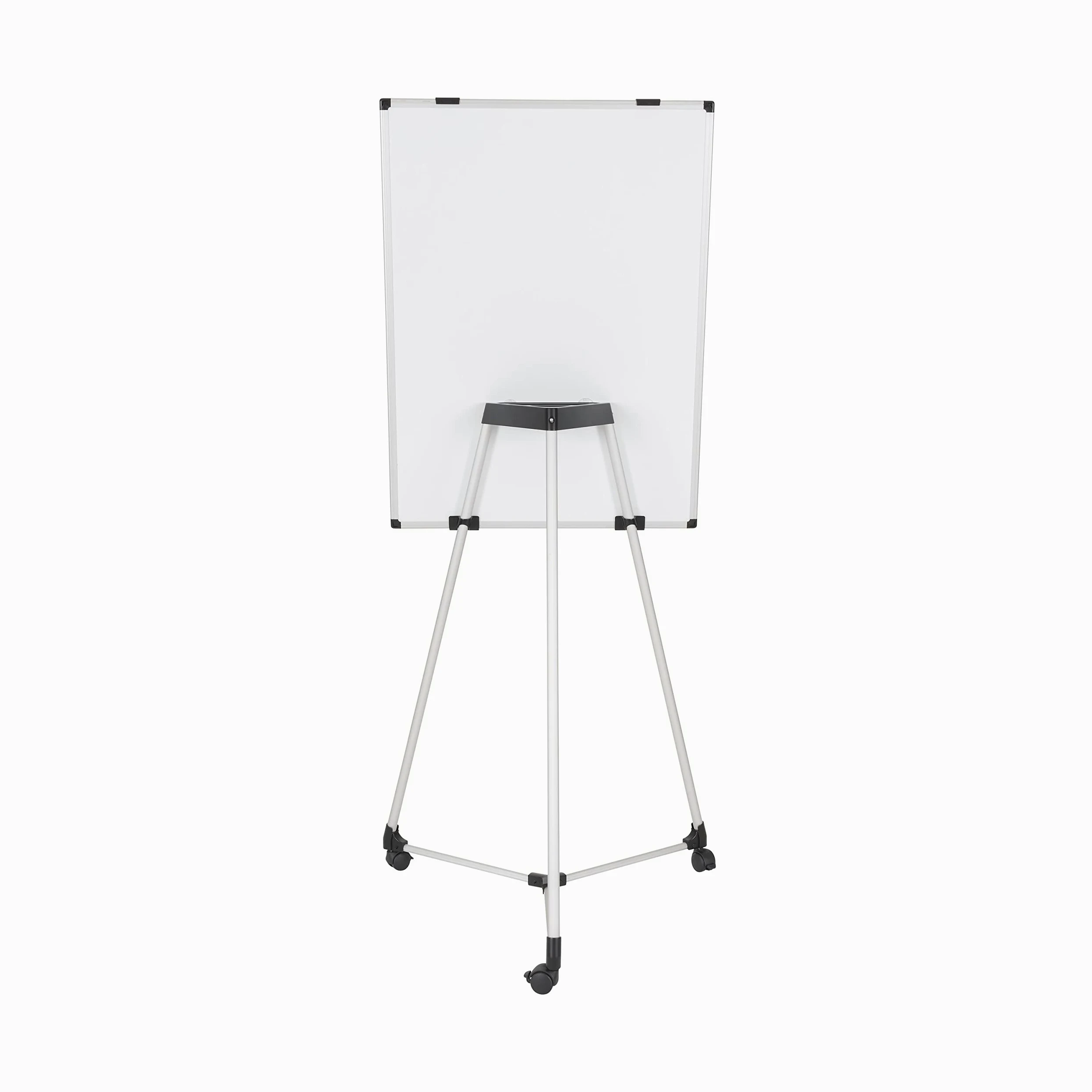 Bi-Office Earth Kyoto Chevalet de Conférence Mobile Magnétique, 70 X 100 cm (Taille Euro), Surface en Acier laqué Effaçable à Sec, Cadre en Aluminium