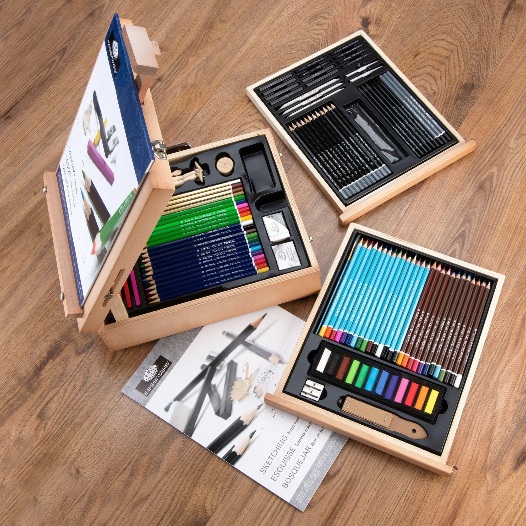 Royal and Langnickel Ensemble chevalet esquisse et dessin pour artiste