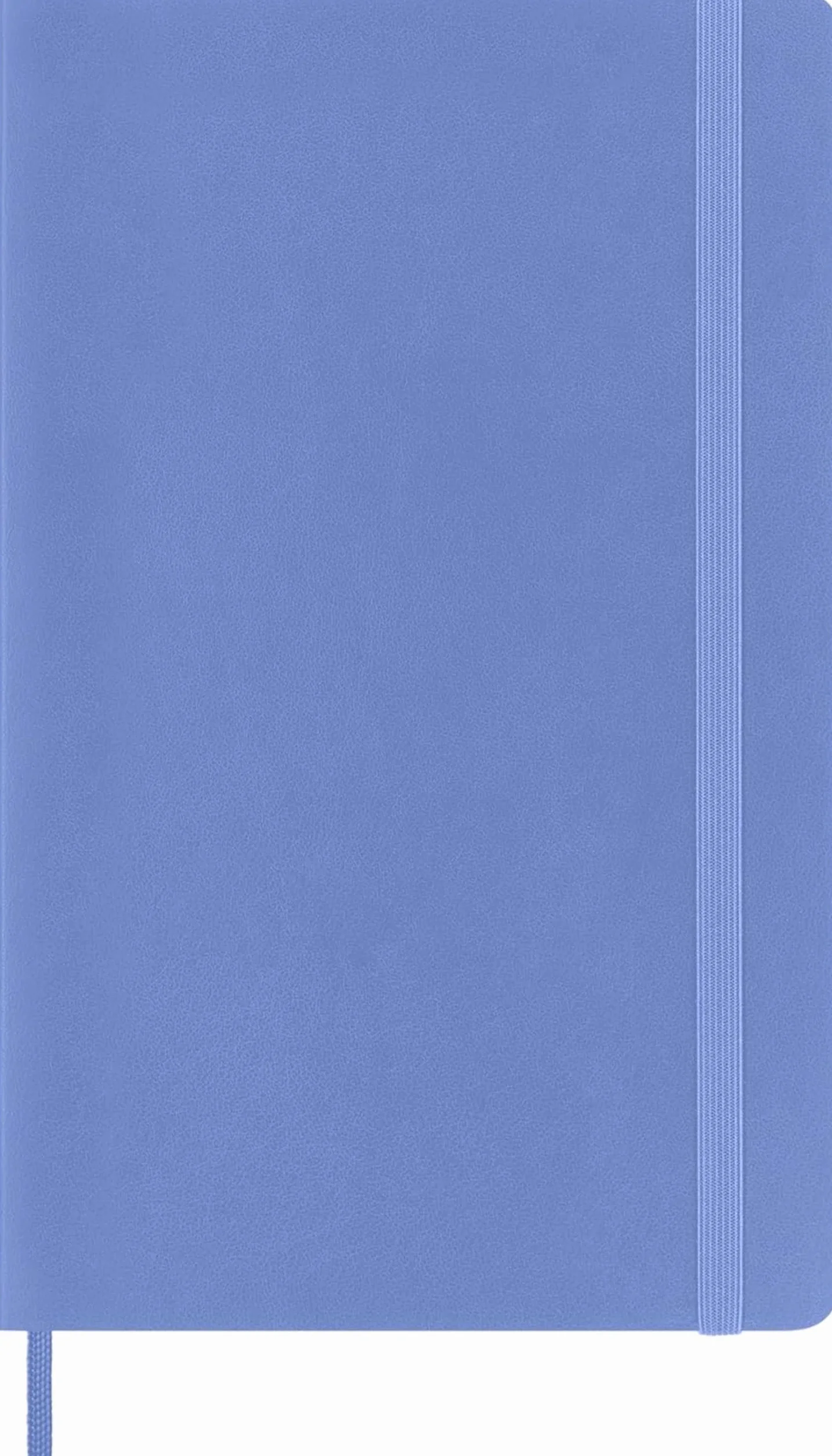 Moleskine Carnet Classique Ligné Couverture Souple Fermeture Elastique Taille Large 13 x 21 cm Bleu Hortensia 240 Pages