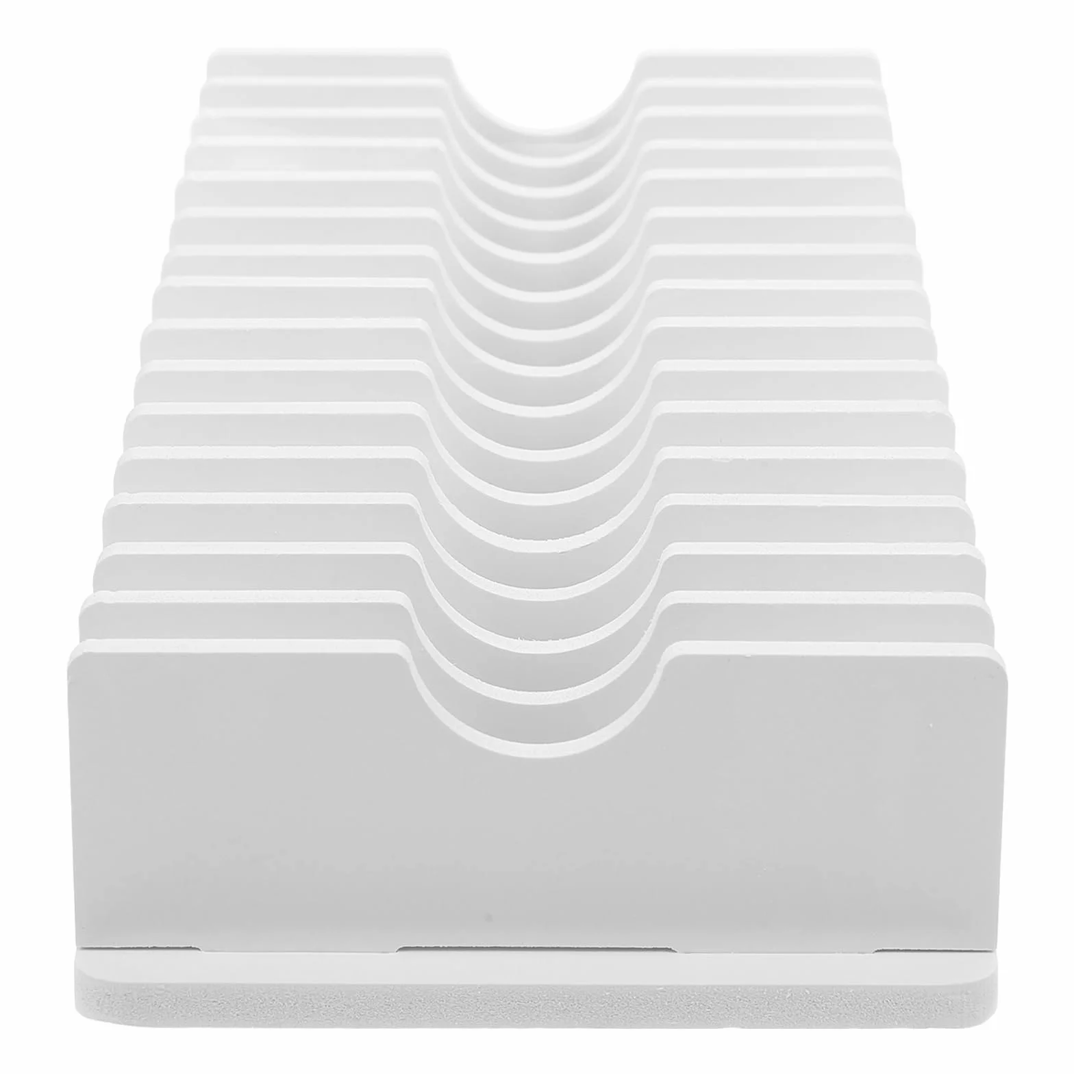 NUOBESTY Support De Téléphone Portable Pour Bureau Avec 15 Compartiments Organisateur En Pvc Pour Calculatrices Et Rangement