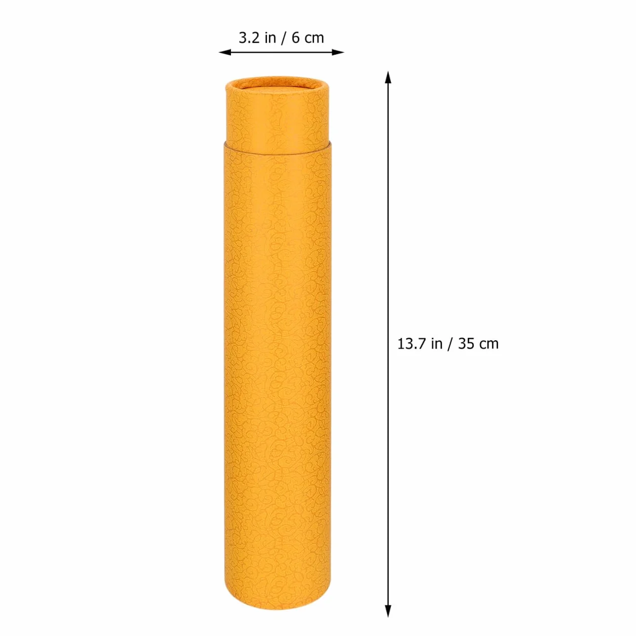 FOMIYES Tube Cylindrique Télescopique 13.78 Pouces Étanche Rangement pour Affiches Plans Documents Protection Lumière
