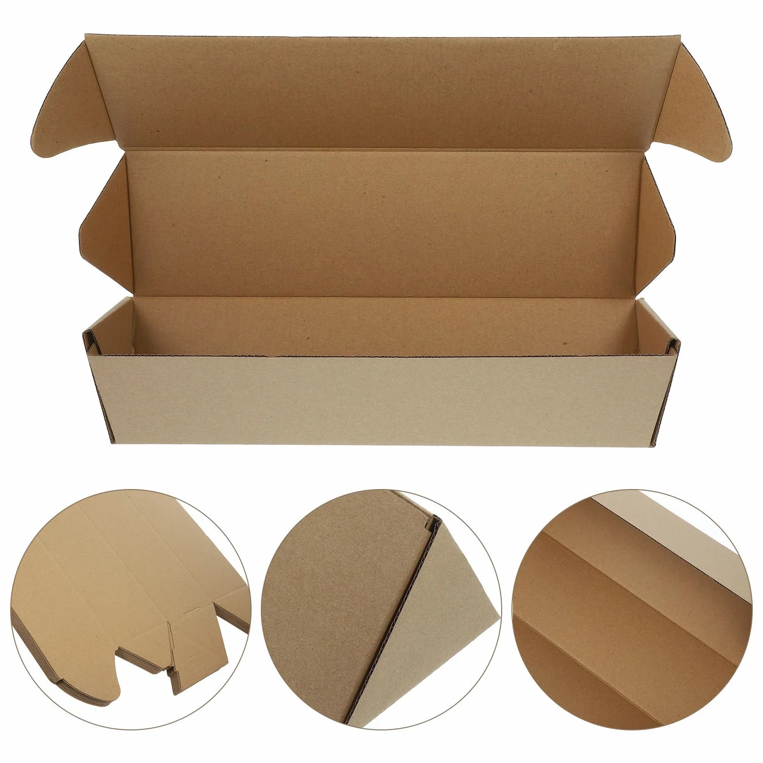 Tubes d'expédition Triangulaires en Papier Kraft Lot de 10 pour Transport et Stockage de Dessins et Affiches