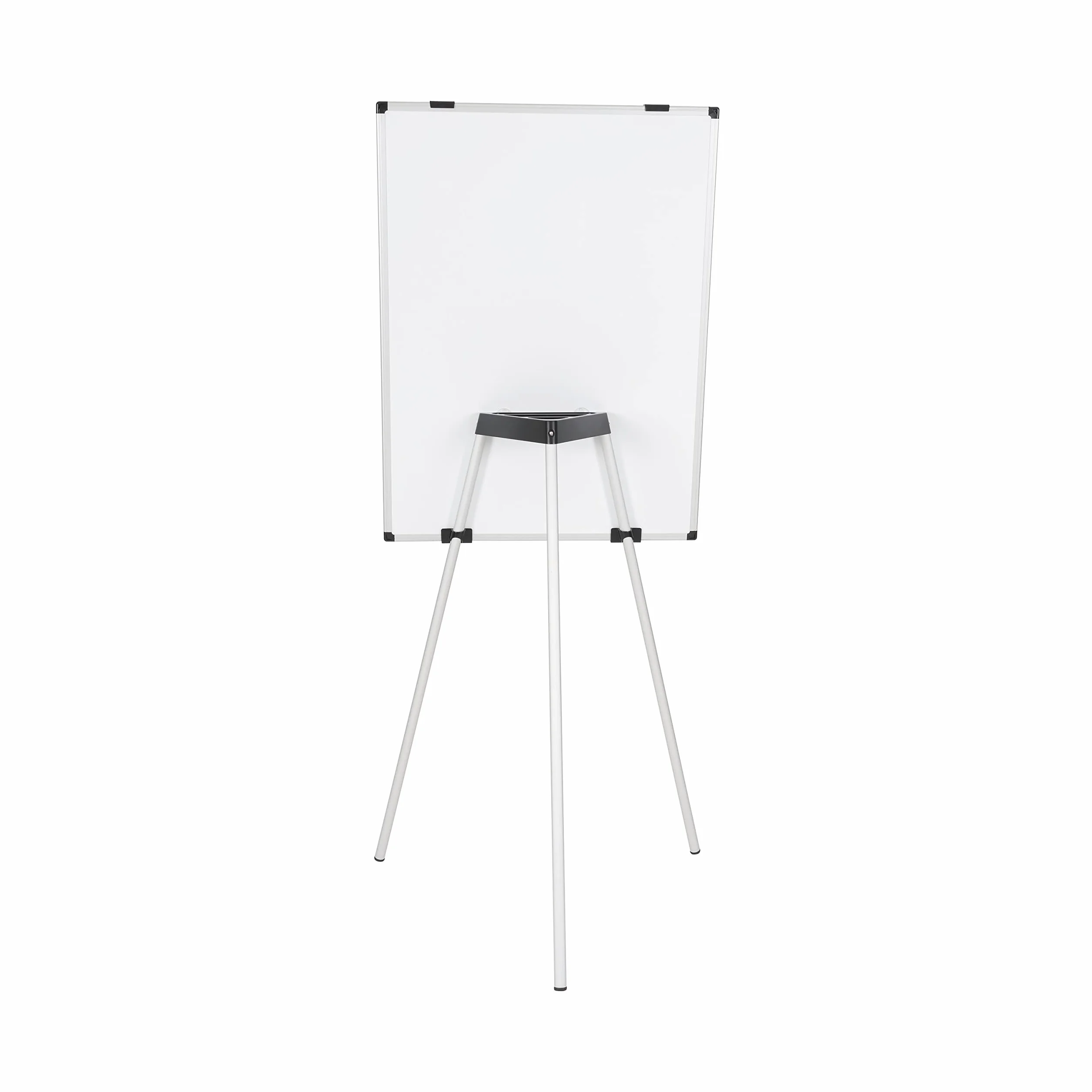 Bi-Office Earth Kyoto Chevalet de Conférence Trépied Non Magnétique, 70 X 100 cm (Taille Euro), Surface Effaçable à Sec, Cadre en Aluminium