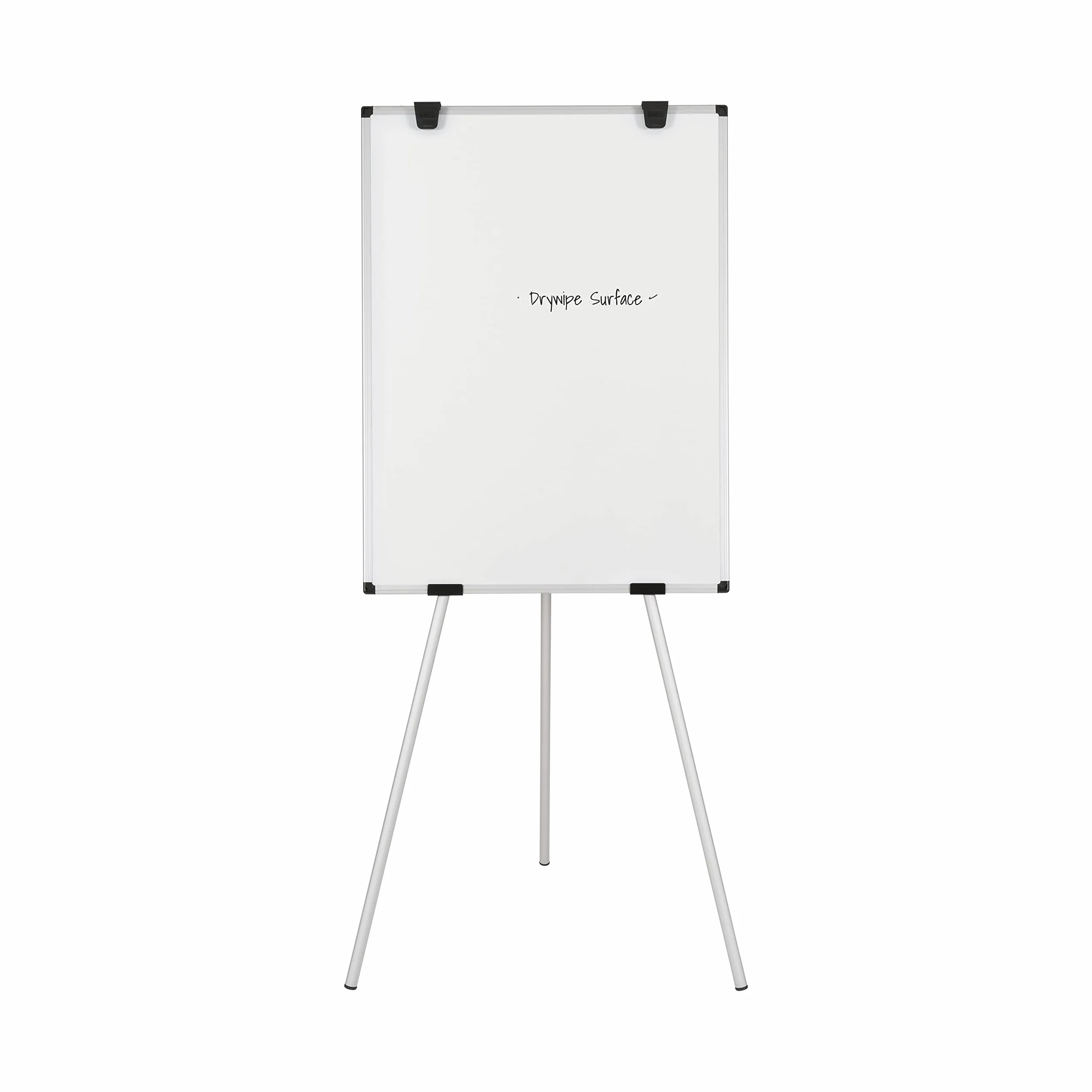 Bi-Office Earth Kyoto Chevalet de Conférence Trépied Non Magnétique, 70 X 100 cm (Taille Euro), Surface Effaçable à Sec, Cadre en Aluminium