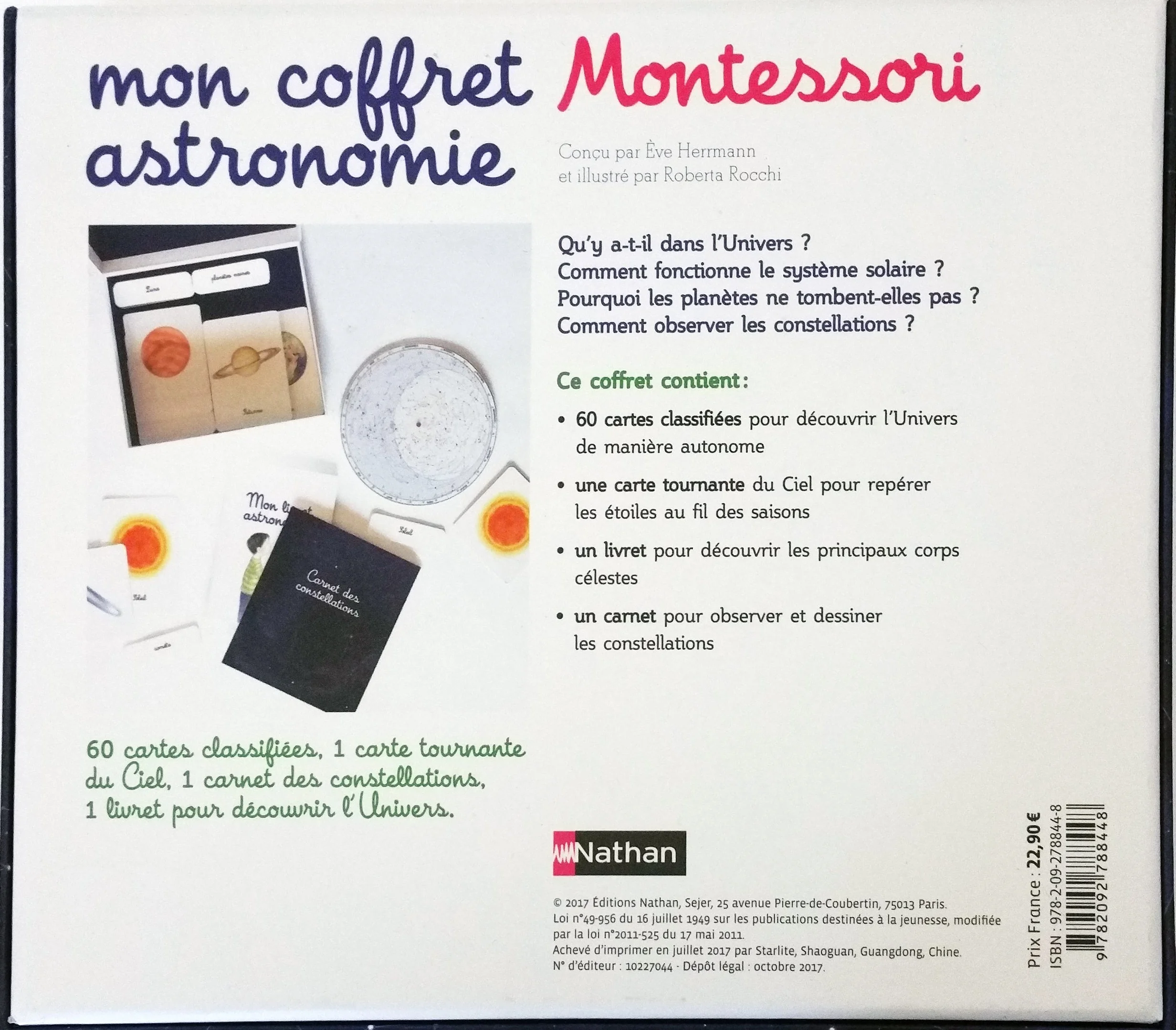 Mon coffret Montessori astronomie dès 5 ans