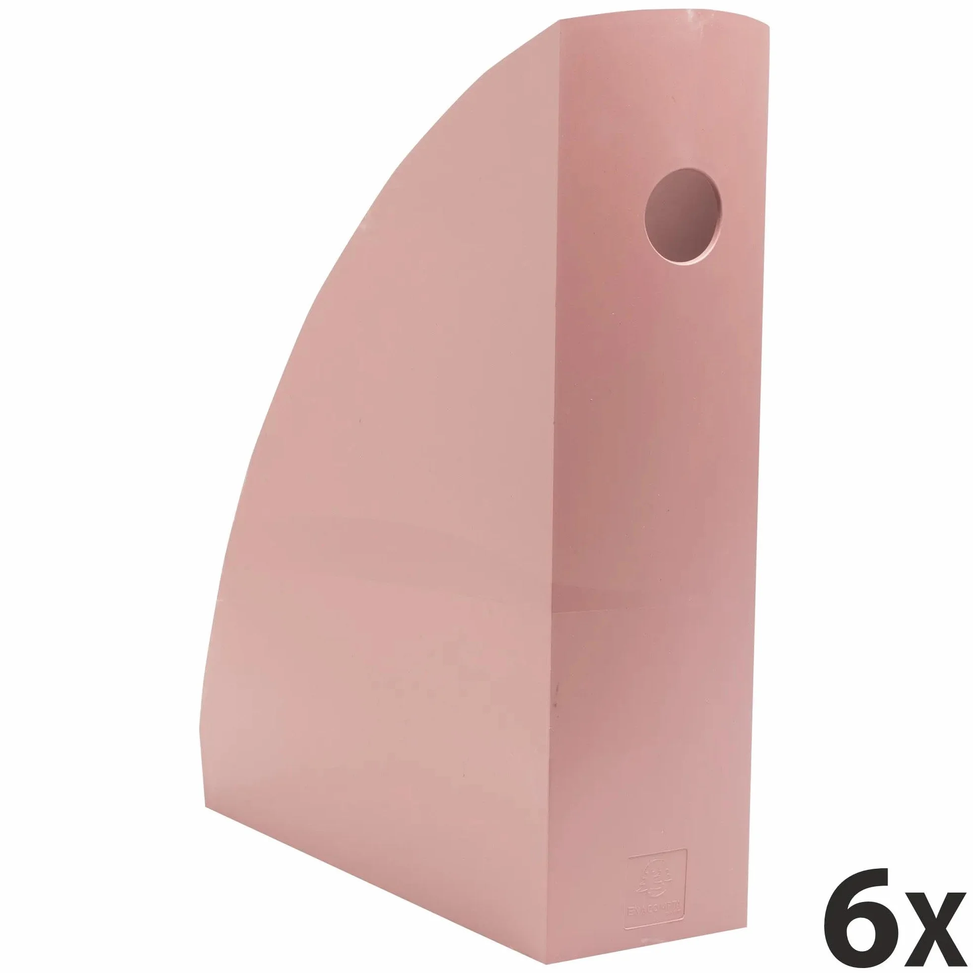 Exacompta MAG-CUBE Skandi porte-revues carton 6 pièces A4+ 26,6x8,2x30,5 cm vieux rose