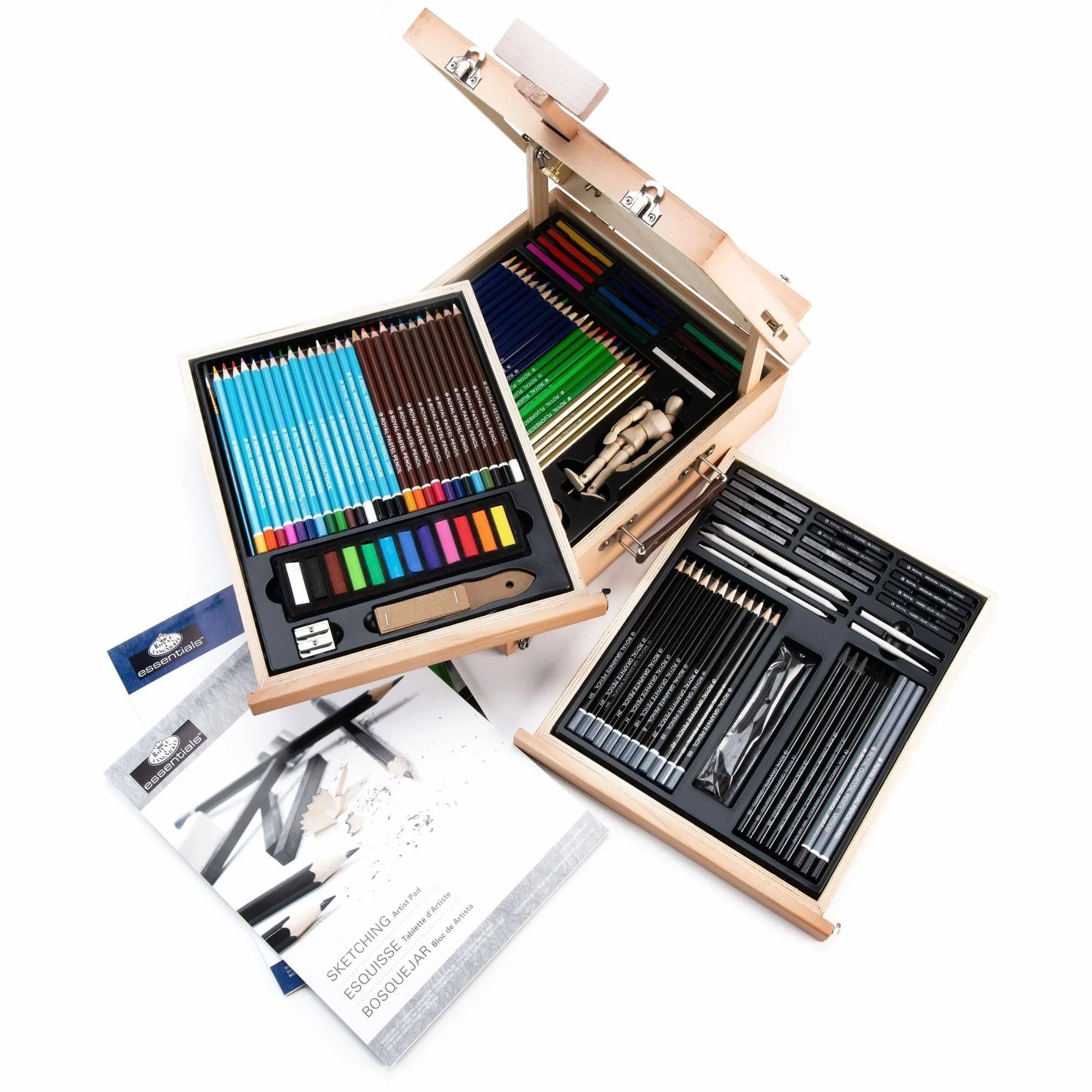 Royal and Langnickel Ensemble chevalet esquisse et dessin pour artiste