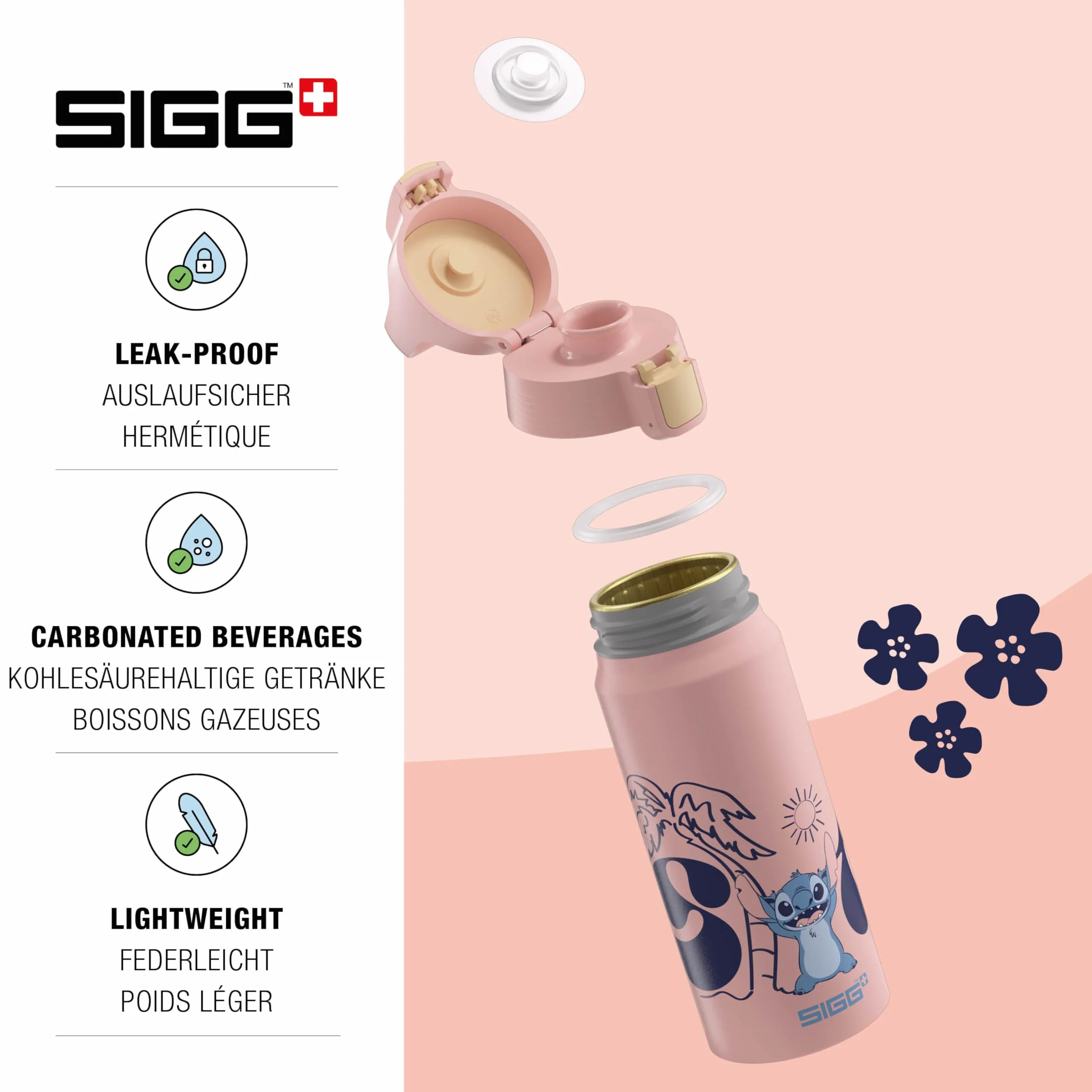 SIGG WMB ONE Gourde Enfant Aluminium 0,6L Étanche Sans BPA