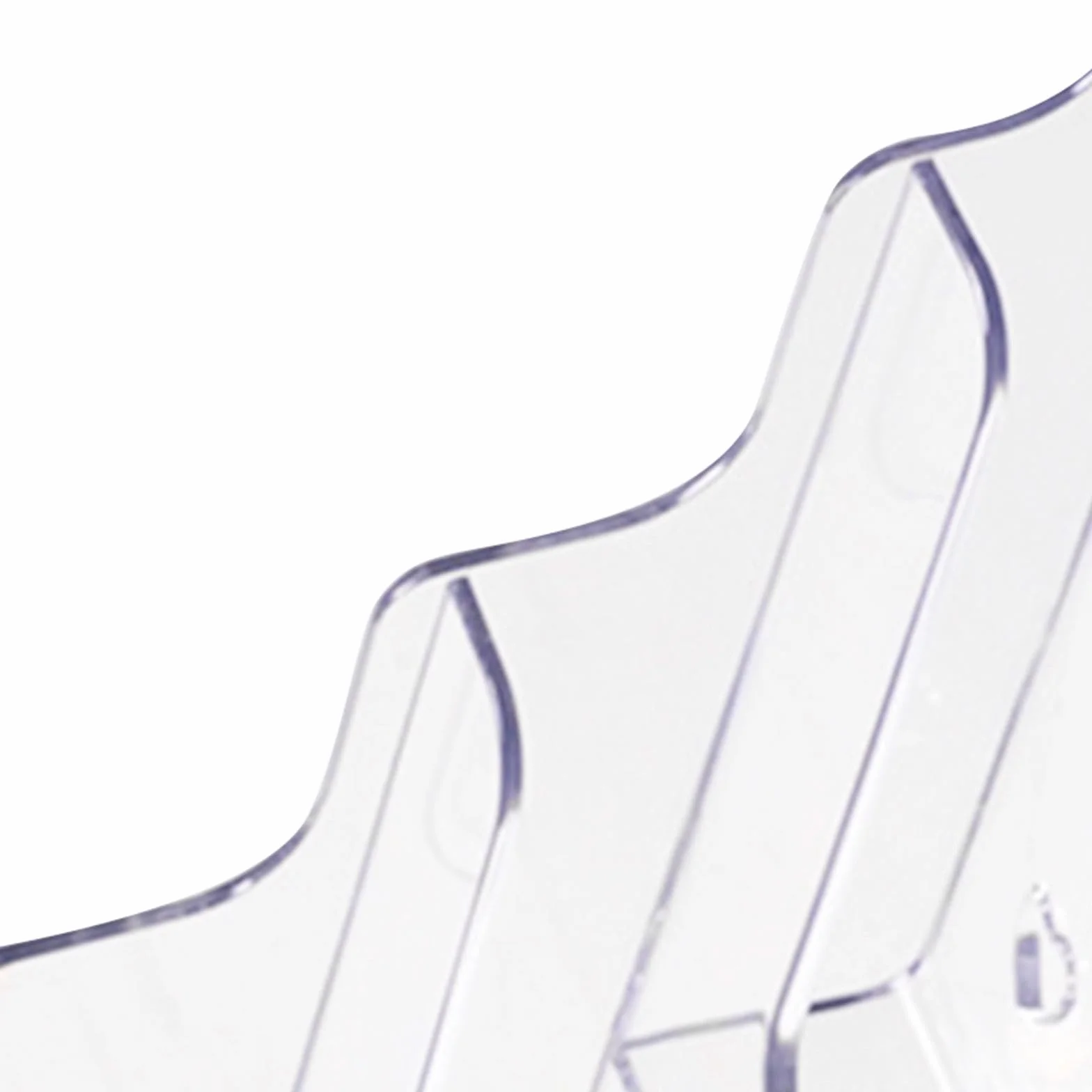 MagiDeal Présentoir de brochures en acrylique A6 4 niveaux porte-revues