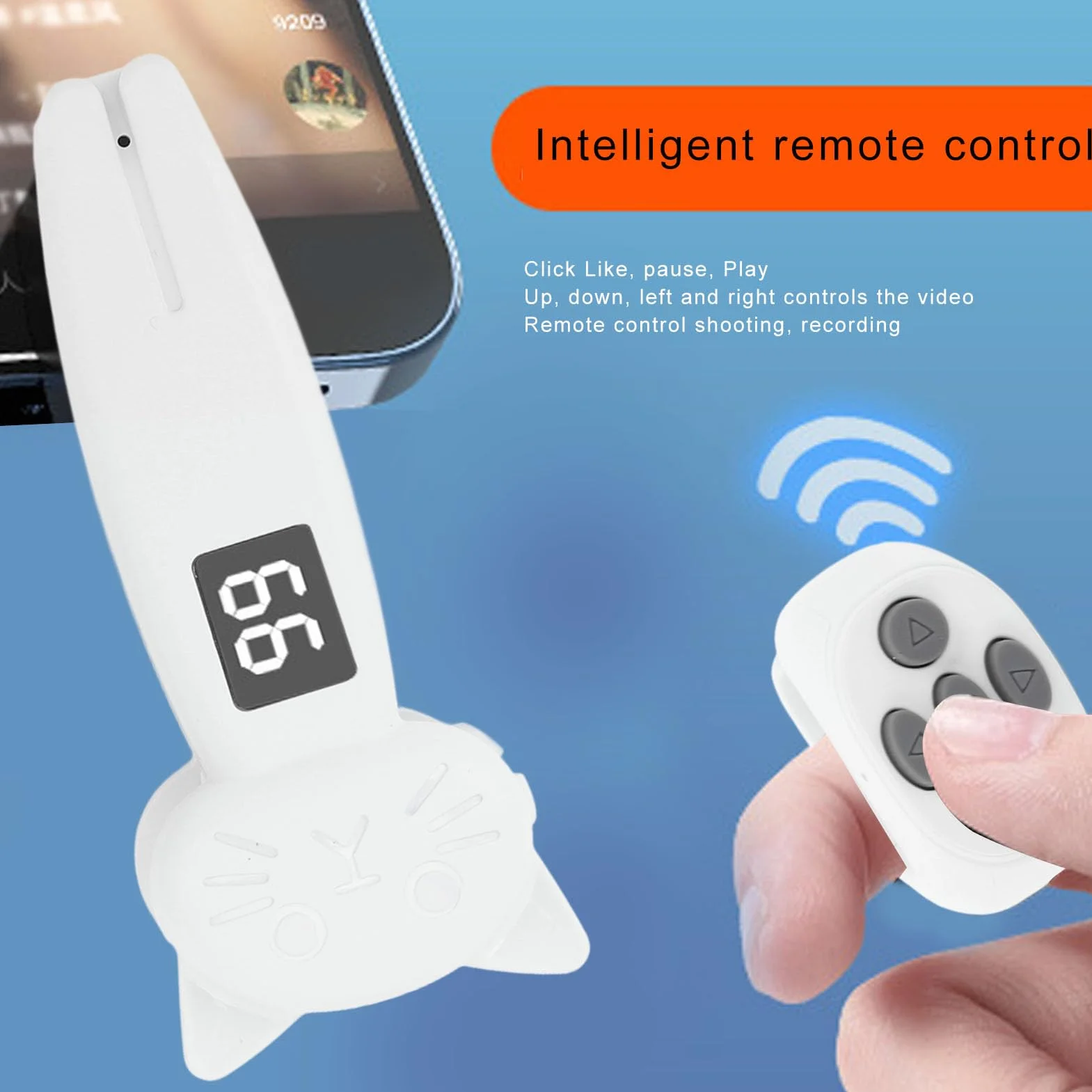 SENECESLI Bluetooth Page Turner Clicker pour iOS Android Tablettes Lecture Romans