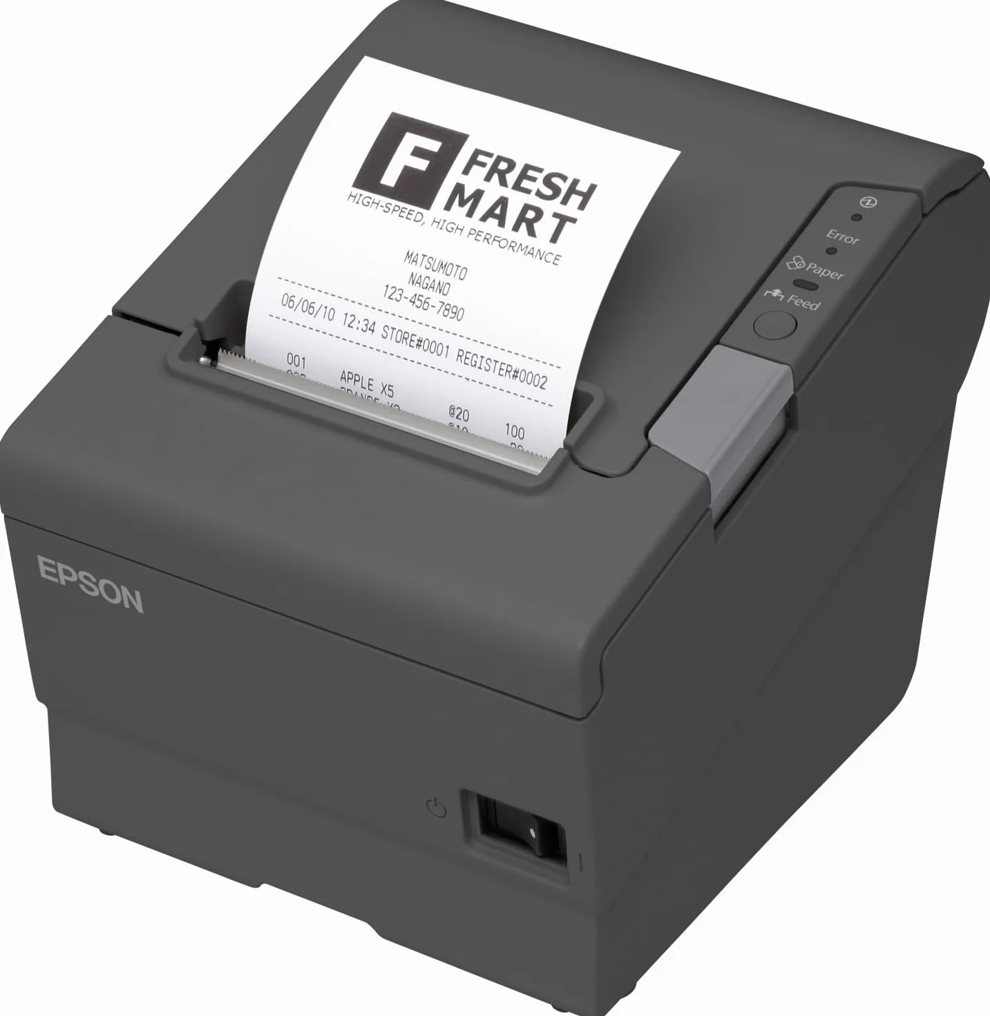 Epson TM-T88V (833) - Imprimante Thermique de reçus, Couleur Noire