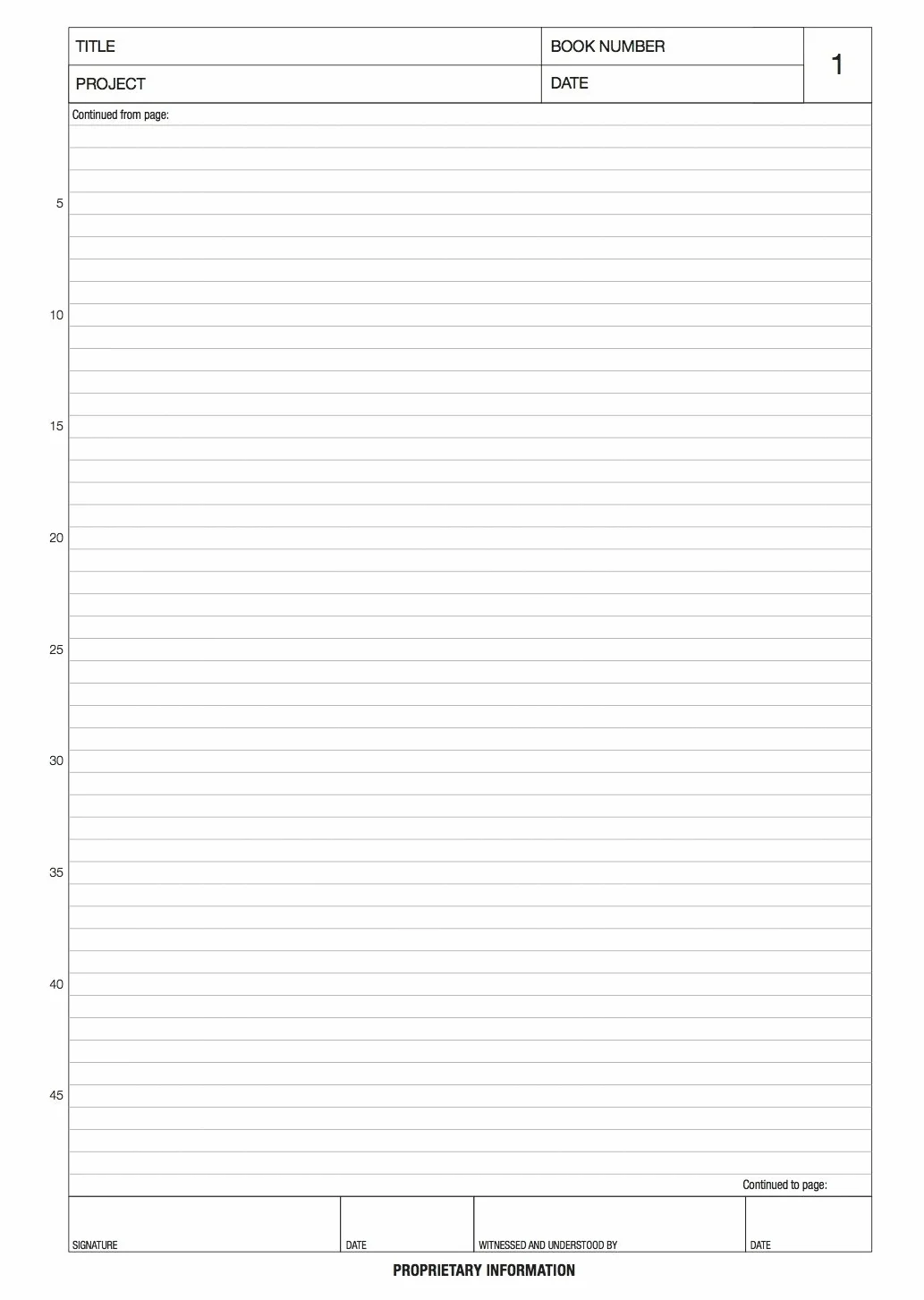 Logix Books Cahier de Laboratoire A4 Ligné 96 pages Bleu