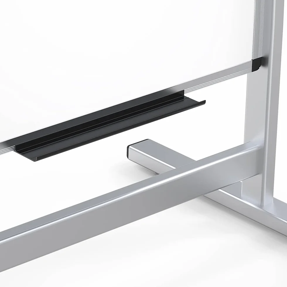 Viz-Pro Support magnétique double face pour tableau blanc Cadre et support en aluminium 1200 x 600 mm