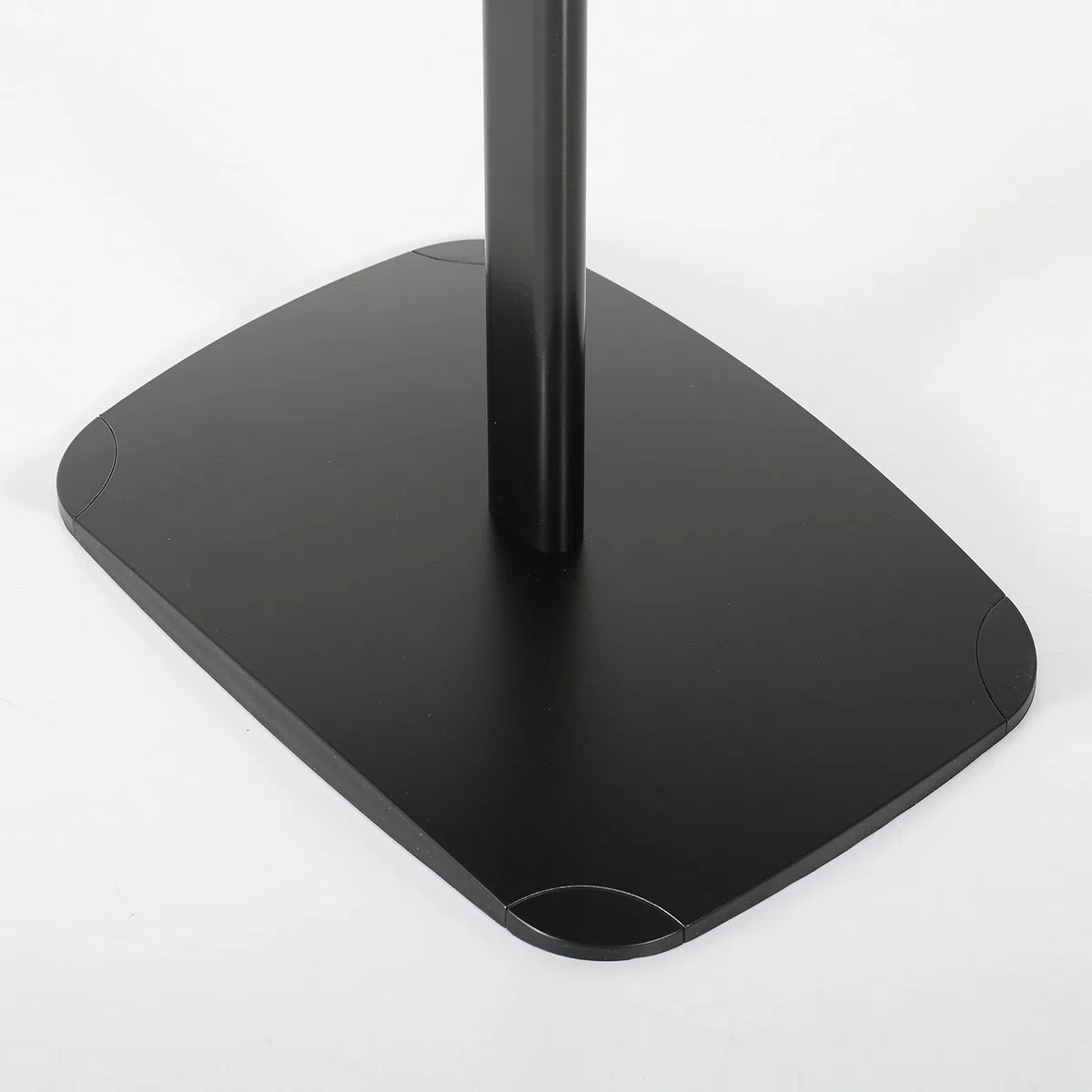 Porte affiche sur pied A4 noir avec clipses | Présentoir A4 inclinable verticalement et horizontalement | Idéal pour menus de restaurants, affiches et expositions