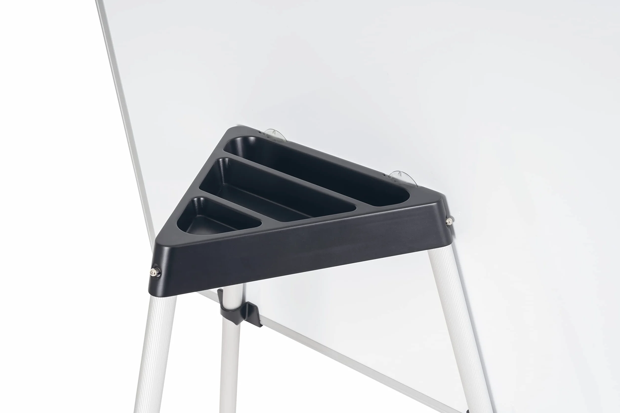 Bi-Office Earth Kyoto Chevalet de Conférence Trépied Non Magnétique, 70 X 100 cm (Taille Euro), Surface Effaçable à Sec, Cadre en Aluminium