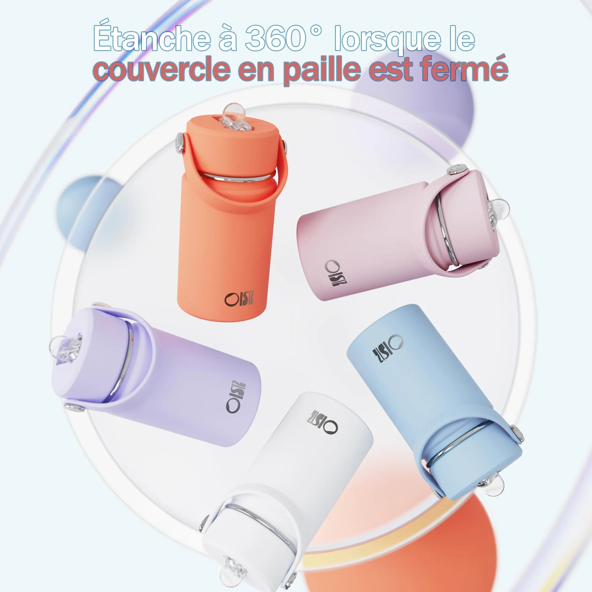 Gourde Isotherme Enfant 420ml Acier Inoxydable Sans BPA OISIZ