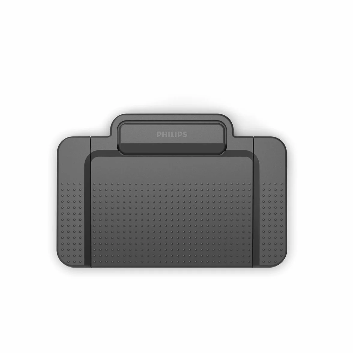 Philips ACC2310 Pédale de Commande, USB Interrupteur à Pied Design 3 Pédale, Plug et Play, sans Logiciel, Anthracite