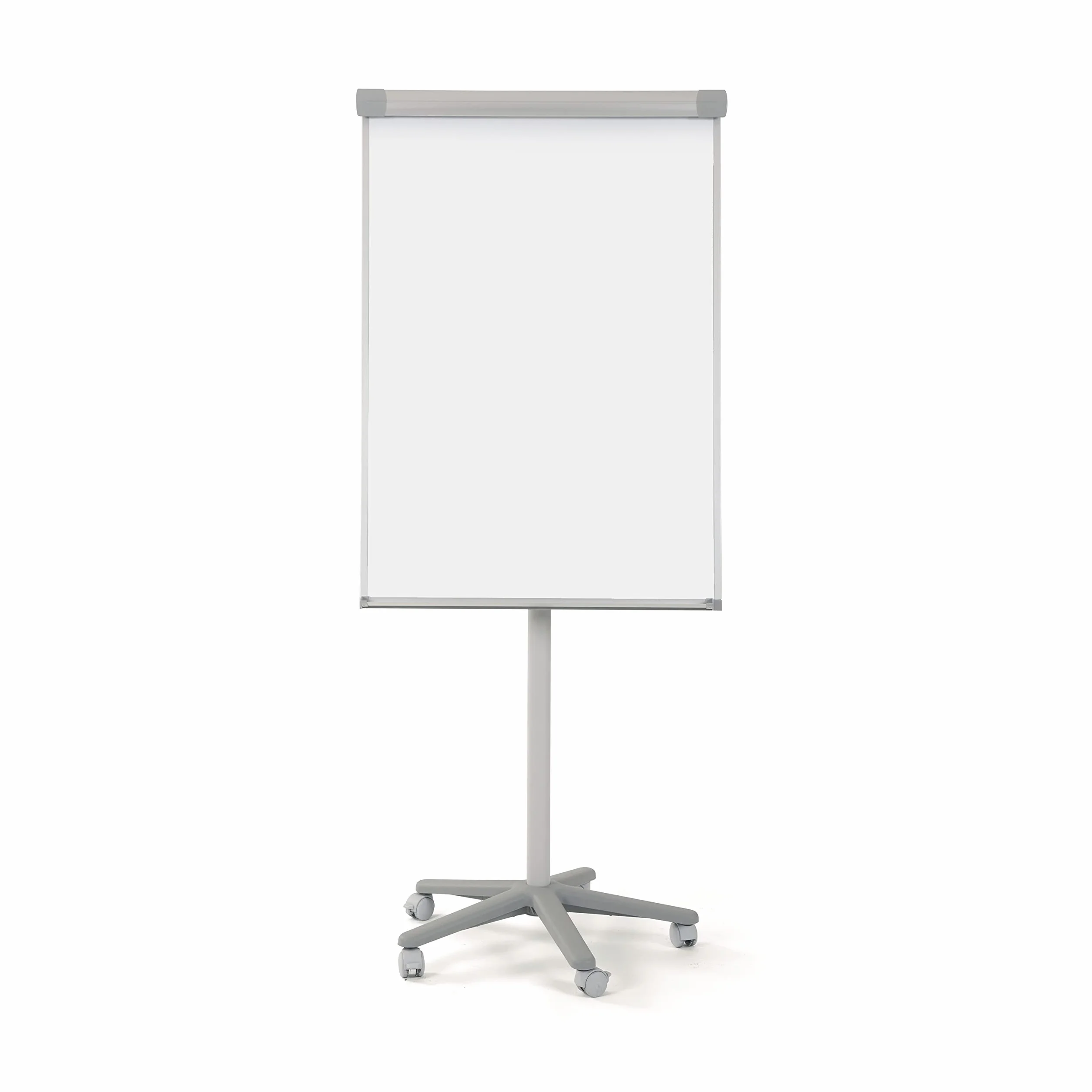 Bi-Office Chevalet de Conférence Mobile Smart, Magnétique, Gris, Cadre Aluminium 70X100 cm