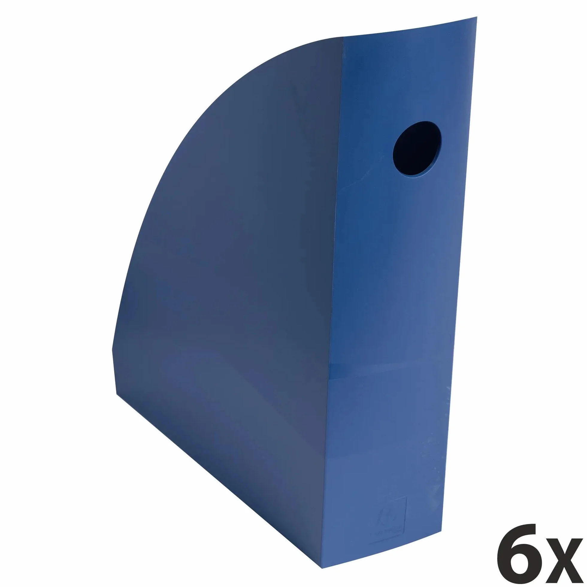 Exacompta Porte-revues MAG-CUBE Néo Déco 26,6x8,2x30,5 cm A4+ Bleu de France