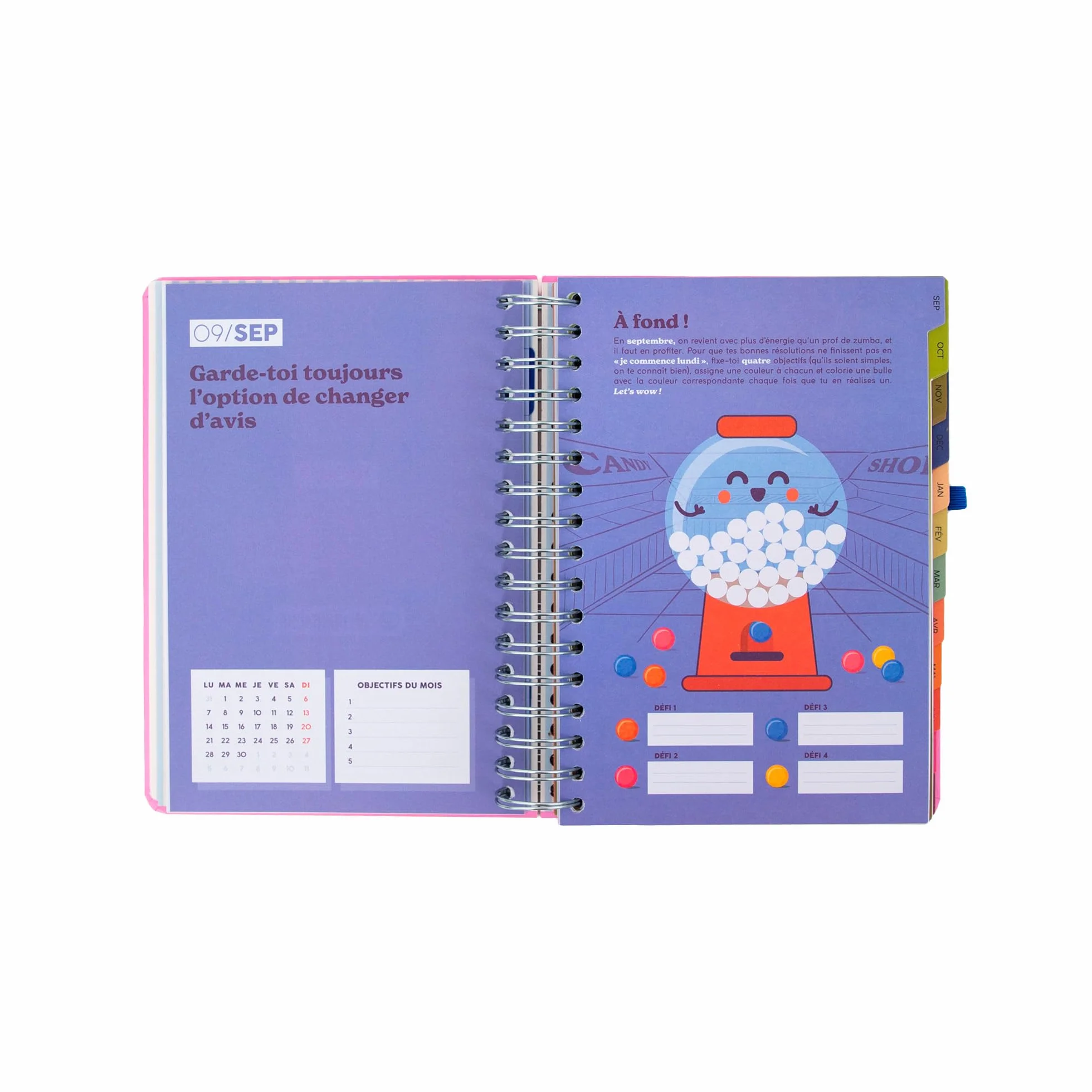 Agenda Mr. Wonderful 2026-27 Journalier Si la vie te donne des citrons
