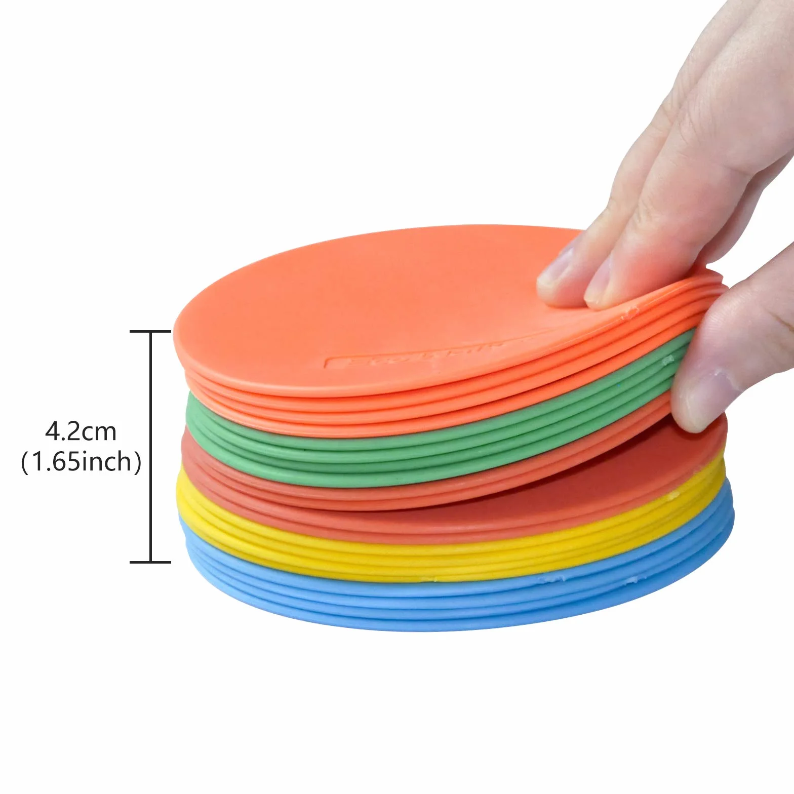 Lot de 20 mini marqueurs de sol 10,2 cm pour salle de classe